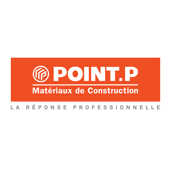Animation team building - Logo de l'entreprise Point P pour une préstation en réalité virtuelle avec la société TKorp, experte en réalité virtuelle, graffiti virtuel, et digitalisation des entreprises (développement et événementiel)